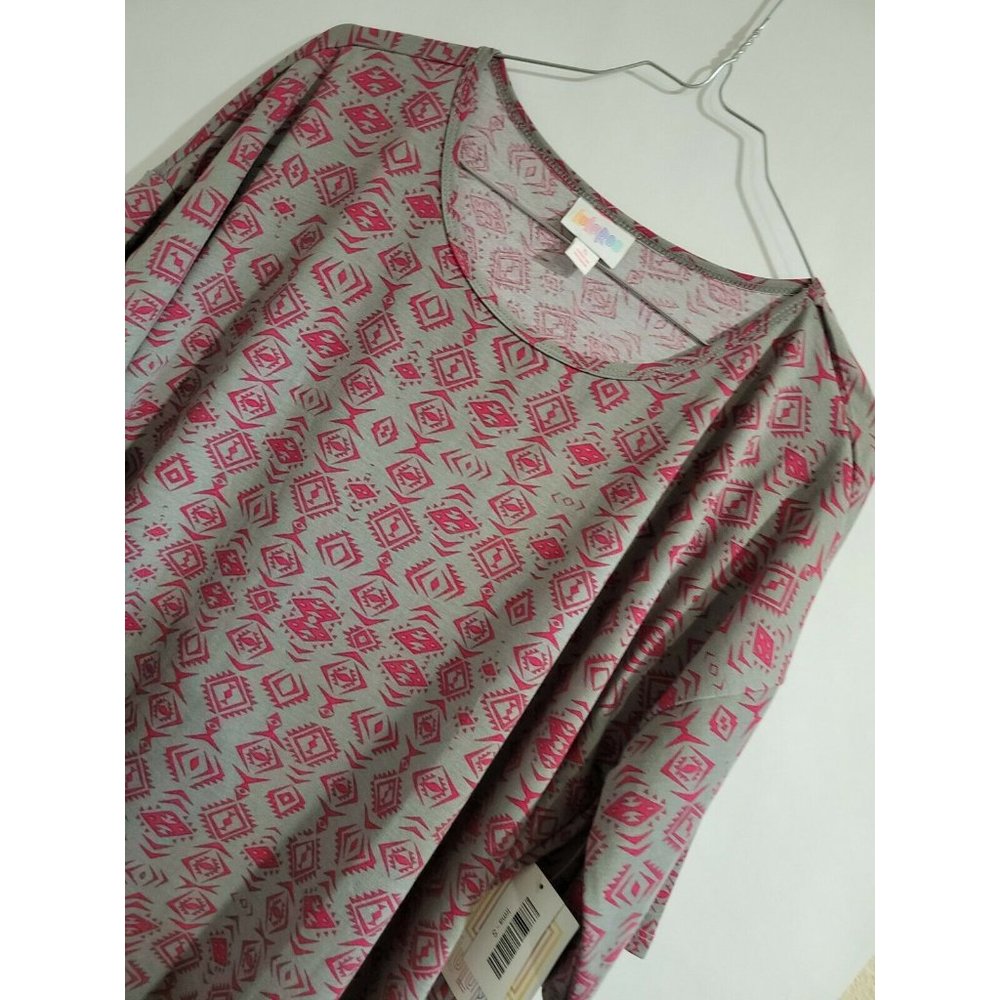 LuLaRoe Women's Irma Short Sleeve Tunic Shirt - S